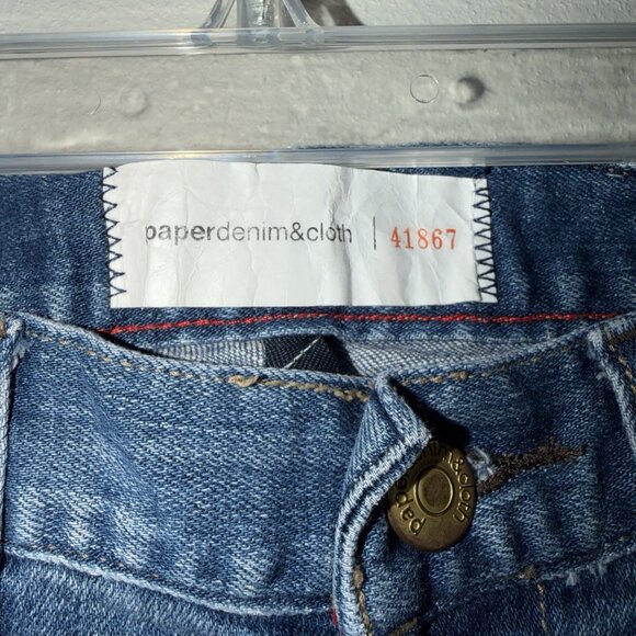 Paper Denim & Cloth Jeans Jayne Medium Rise Wide Leg Medium Wash Size 8 29" - Picture 4 of 14